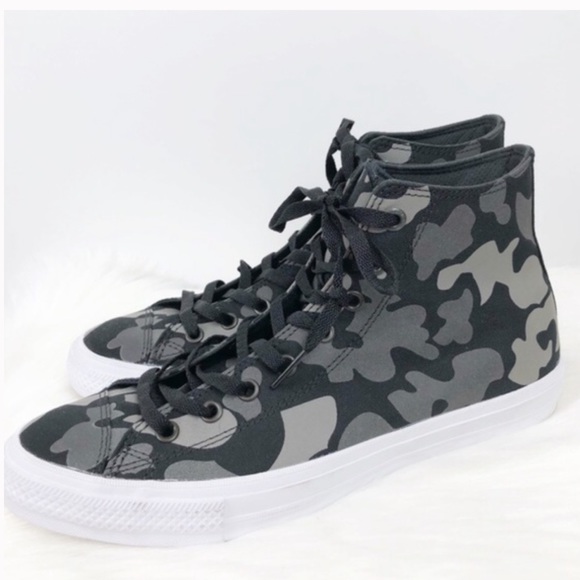 chuck taylor all star camo metal high top